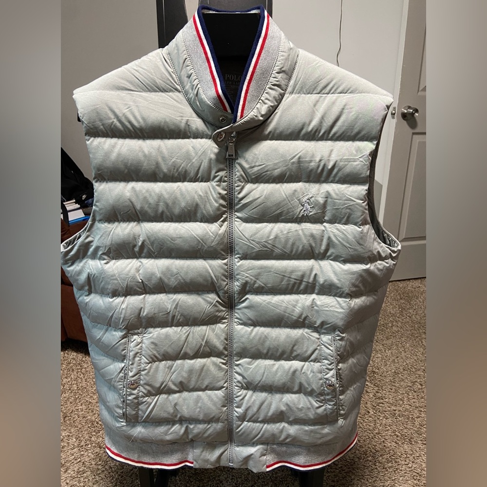 Grey Ralph Lauren Bubble Vest